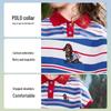 ASK JUNIOR Girls' Summer Polo T-Shirt & Pleated Skirt Set