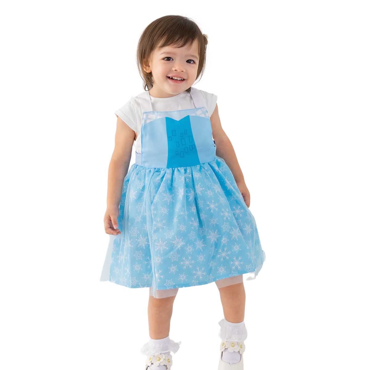 

Princess Apron Dress Snow Queen Apron Dress Kids One Piece Girls Princess Dress Children Princess Dress Halloween Cosplay Costume e0139 [monoii]