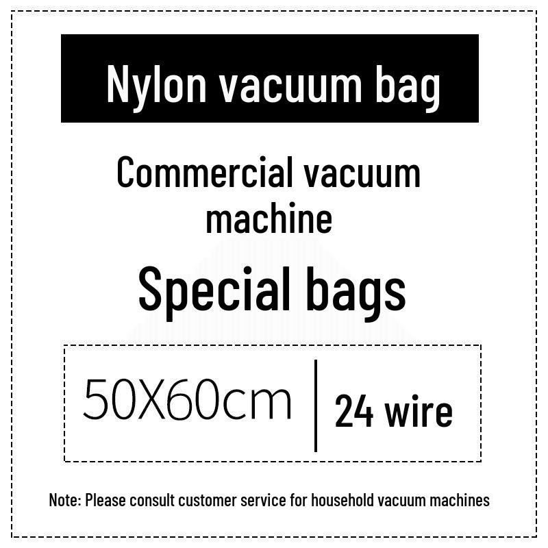 Transparent Food Grade Nylon Vacuum Sealed Bags for Compression and Packaging