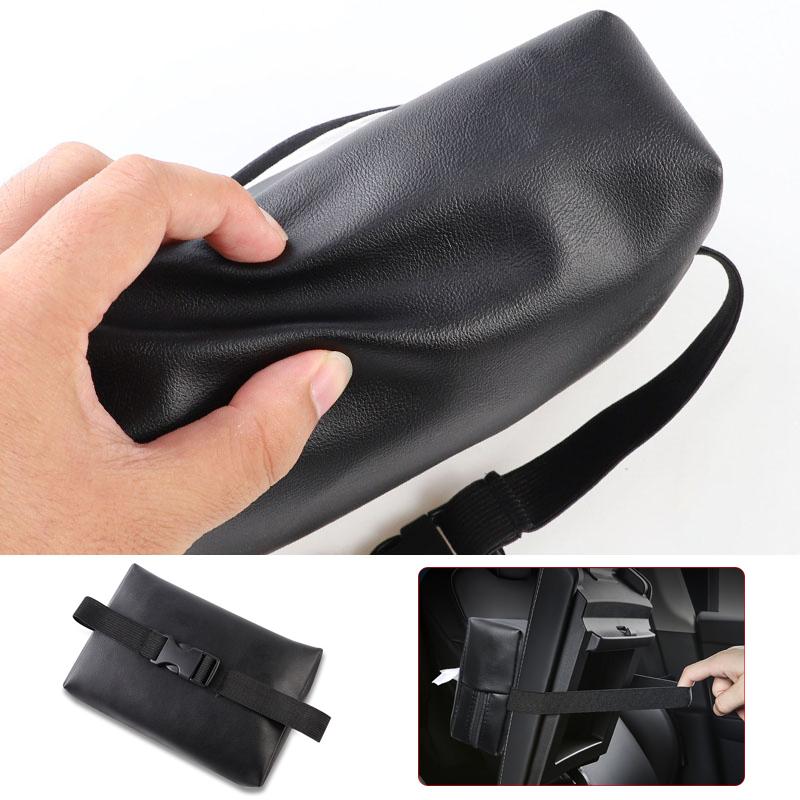 PU Leather Car Tissue Box Facial Tissue Storage Bag For Chevrolet Bolt Spark Tahoe Z71 Aveo Impala Lacetti Malibu Sail SS Cruze