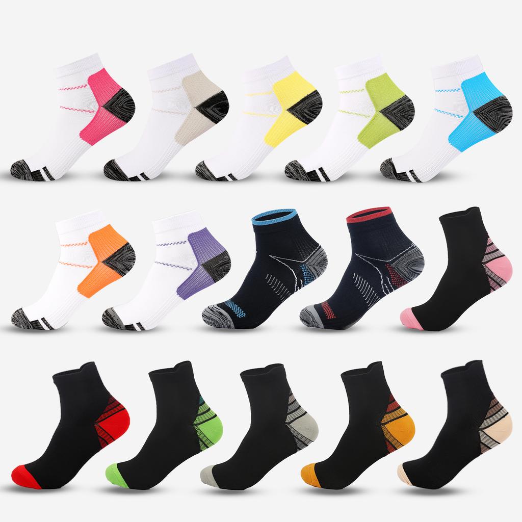 Men's and Women's Compression Crew Socks Outdoor Sports Socks Basketball Running Badminton Tennis Pickleball Socks