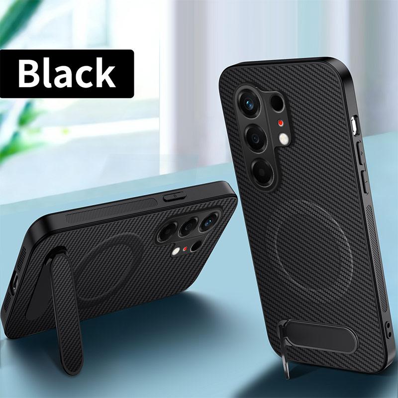 For Tecno Camon 50 Case Soft Silicone PC+TPU Carbon Fiber Texture Magnetic Protective Back Cover For Tecno Camon 50 Shell Bumper