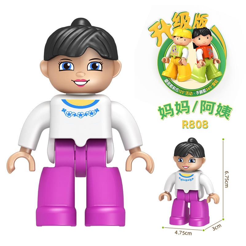 Large Particle Building Block Figurine Assembly Accessories Doll