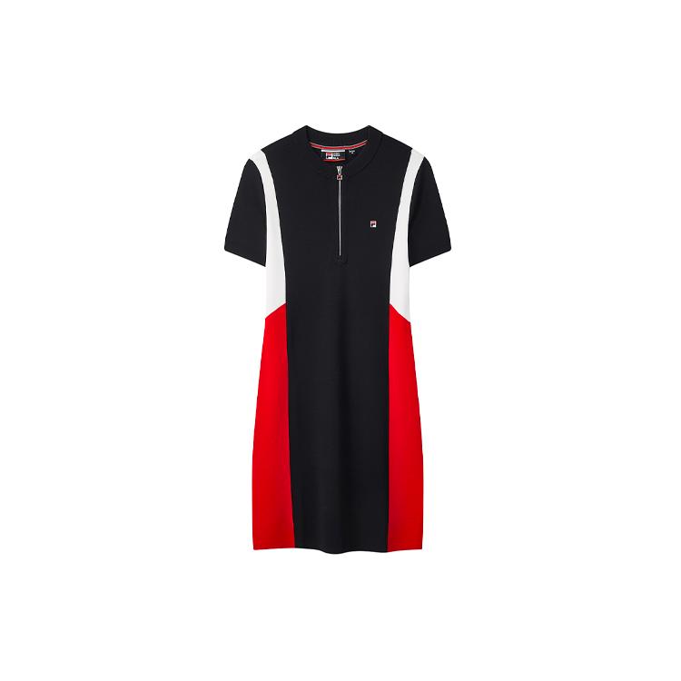 New FILA Short Sleeved Dresses Women's Legend Blue F11W021309GNV