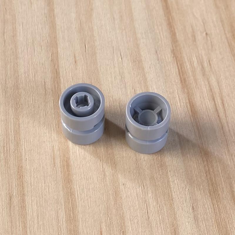 Compatible With Small Particle Building Block Technology Accessories 6014 Wheel Hub 11X12Mm Car Tire Parts Weighing Catty