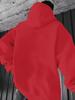 Cross-Border Men's & Women's Loose Fit Print Hoodie - European & American Style, Drop Shoulder, Spring & Autumn.
