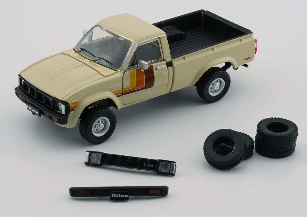 Scherer Designs BM CREATIONS Toyota Hilux Ivory RHD 1/64 (Finished Model)