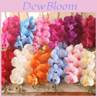 Artificial Orchid Flower With Silk Material For Wedding Home Decor And Events