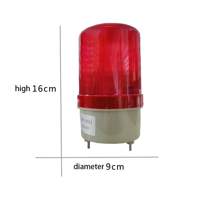 Rotating Sound & Light Alarm System for Electronic Fence Intrusion