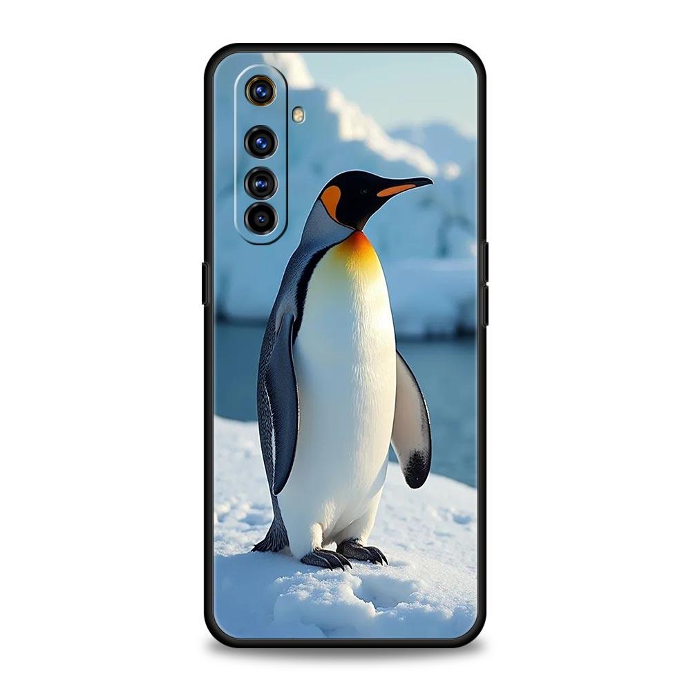 Penguin Kawaii Cute Phone Case For Realme 13 12 10 9 8 7 GT3 GT5 GT2 Pro Plus 5G C21 C25 C35 GT Neo 2 3 3T 5 Cover