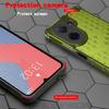 KEYSION Shockproof Armor Case for Xiaomi Redmi A5 4G Soft Silicone+PC Transparent Honeycomb Phone Back Cover for Xiaomi POCO C71