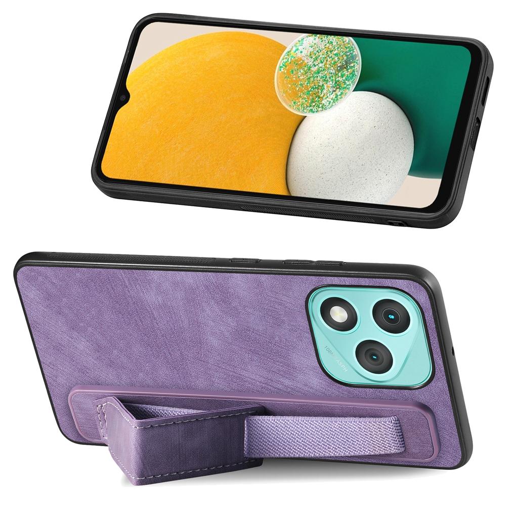 Für Honor 400 Lite 5G Hülle mit Armband Ständer Leder + TPU Handyhülle