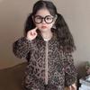 Spring Autumn Girls'  Kids Leopard Pattern Suit Coat+trousers Pants Sets Comfortable Cute Baby Clothes Children Clothing Sportswear Two-piece Set