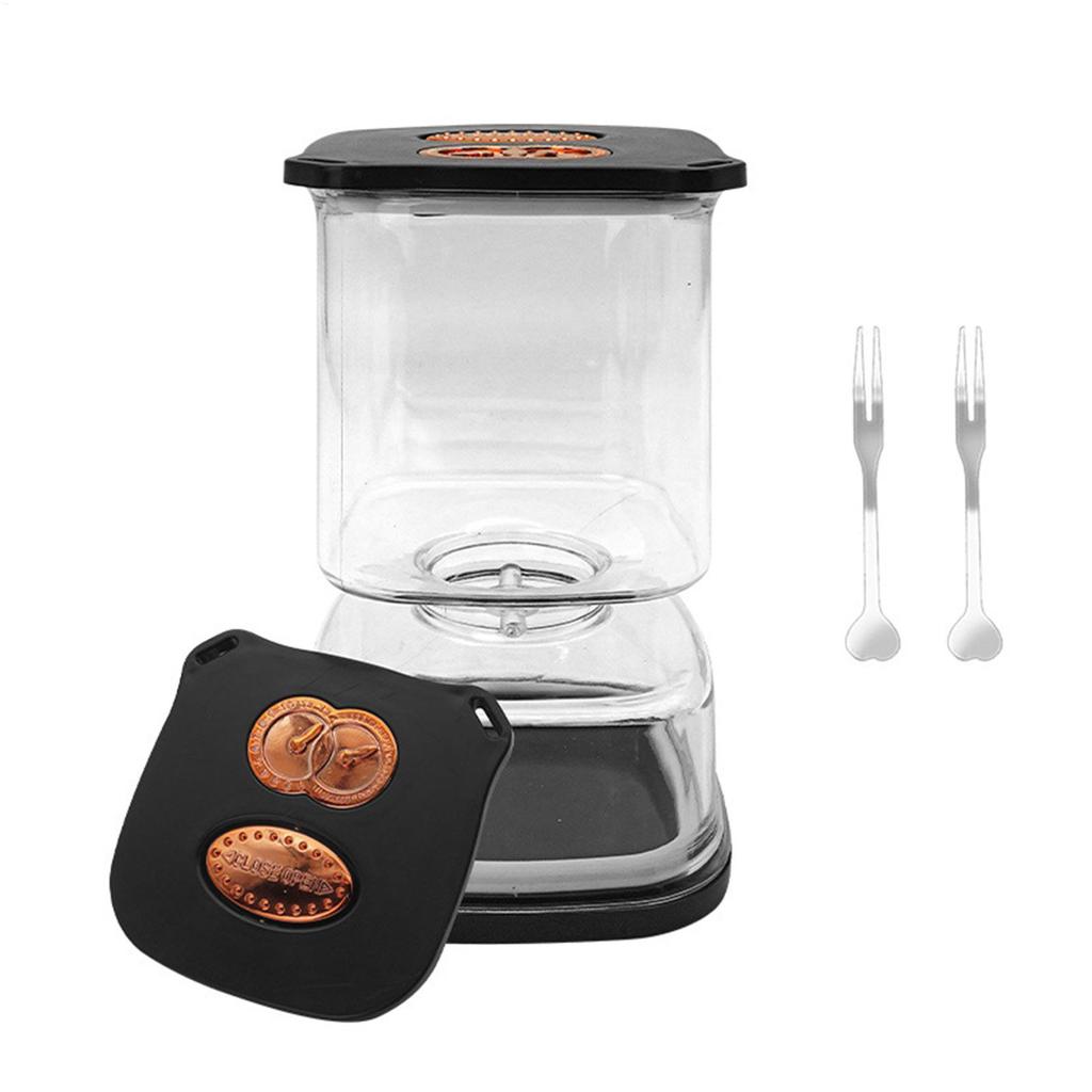 Food Container Square Clear Food Organizer With Lid Airtight Jars For Pickle For Grounds Cereal Sugar Tea Dried Goods Nuts Flour