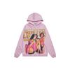 25SS high quality VAL beauty high street retro washing water old white ink direct injection hoodie men and women the same sweater