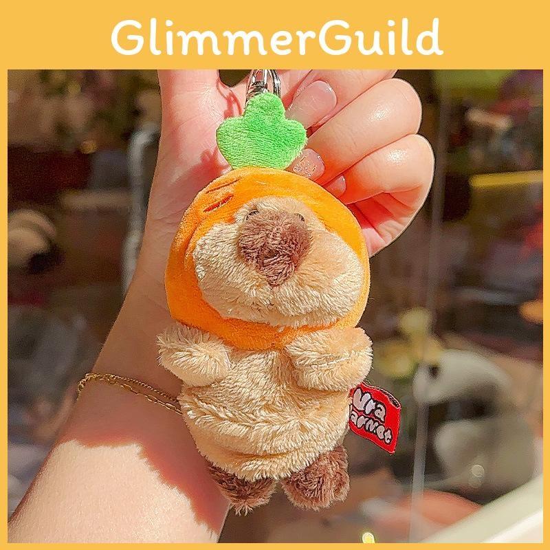 With Marmota Carrot Hat Cartoon Plush Pendant For Key Holder And Gift Idea