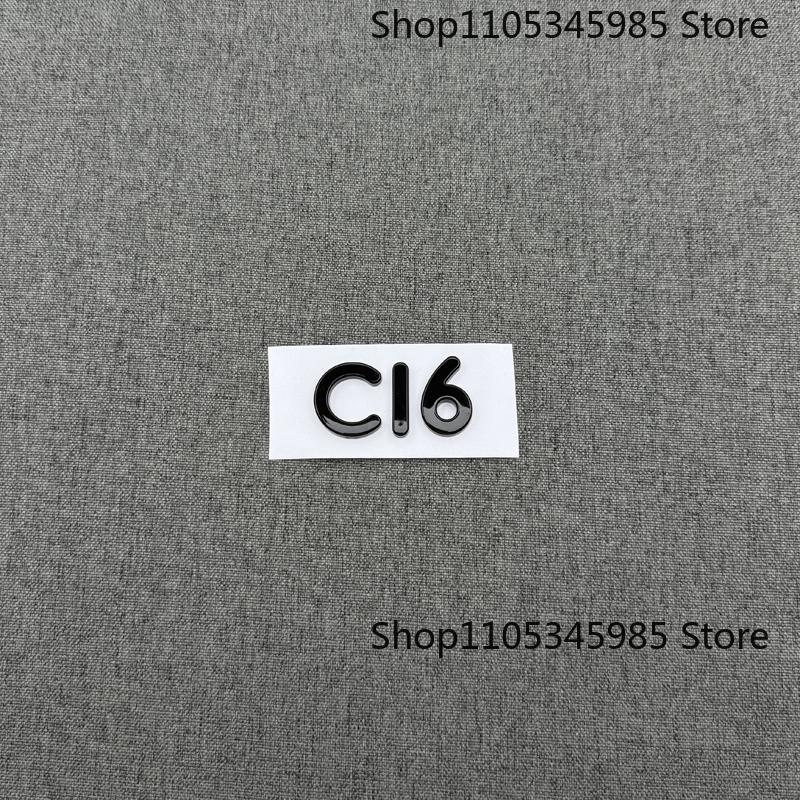 Glossy Silver/Black Logo LEAPMOTOR Emblem Letters Stiker Car Front Trunk Badge For LP C16 C10 C11 C01 B10 LAFA5 T03 Accessories