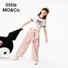 little MO&Co. Kuromi IP Girls' Antibacterial Short Sleeve T-Shirt
