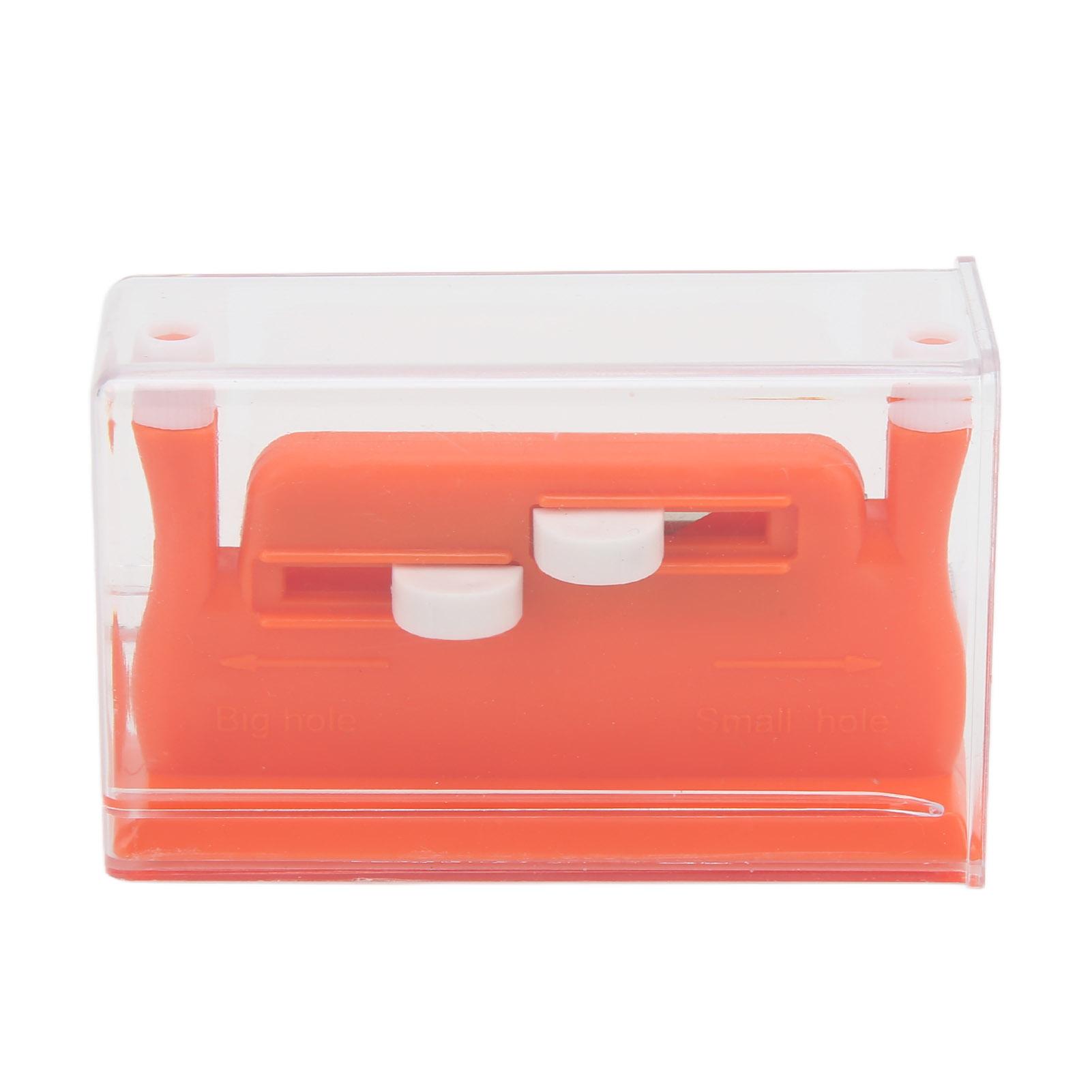 

Многофункциональные нитевдеватели с двумя отверстиями 2,6x4,4x7,2 см1,0x1,7x2,8 дюйма Пластиковая вышивка оранжевый