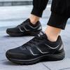 Men's and women's same casual shoes outdoor leisure sports black running shoes cushioning light hiking shoes security work shoes