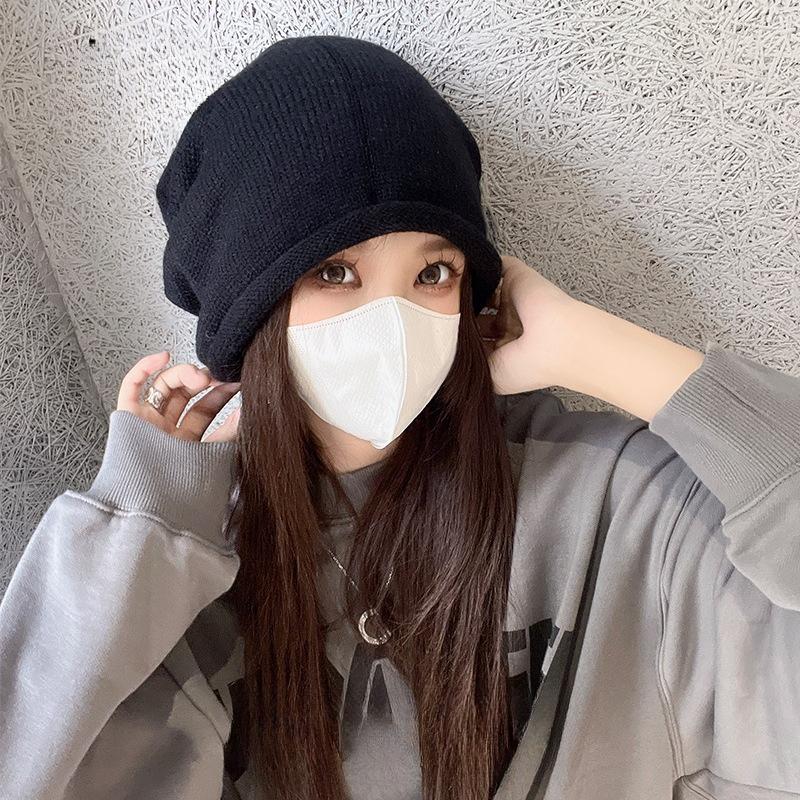 

Осень и Зима Новый Стиль Теплая Шапка из Флиса для Женщин Однотонная Персонализированная Защита Ушей для Путешествий Защита от Солнца Носить в Холодную Погоду M（56-58cm）