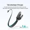 SAMZHE Cat6A Ultra-Speed Flat Ethernet Cable