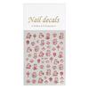 New Year Fortune Horse Nail Art Stickers - Festive DIY Hot Stamping Adhesive Ornaments