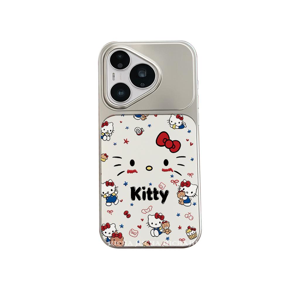 Applicable To Huawei puraPromax Mobile Phone Case Cute with Bracket HUAWEIpura Soft Cute Blushing Cat