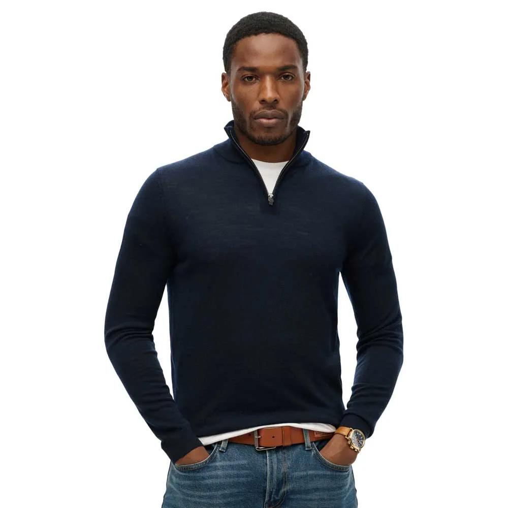 

Superdry Свитер с полумолнией Merino 2XL