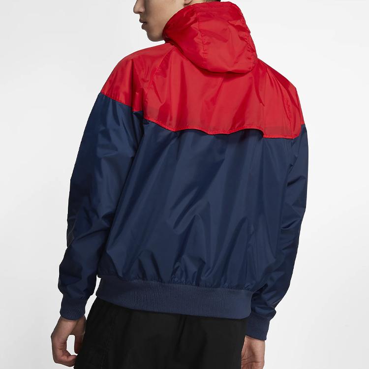 Nike Sportbekleidung Windrunner Kapuzen-Freizeitjacke Herrenjacken Marineblau AR2192-410