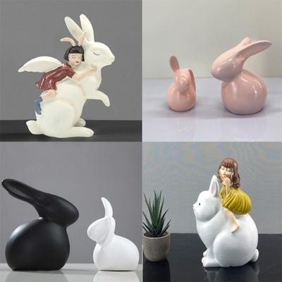 Rabbit Ornaments Cute Little Girl Home Bedroom Girl Decorations Newlywed Princess Style Creative Girl Birthday Gift