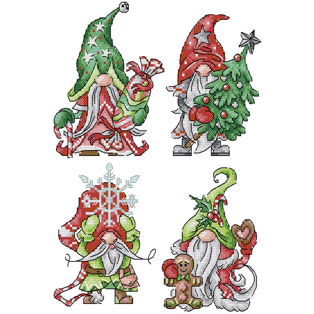 

Набор для вышивания крестом Фестиваль , частичная вышивка, нитки эко-хлопок, 14 каунт