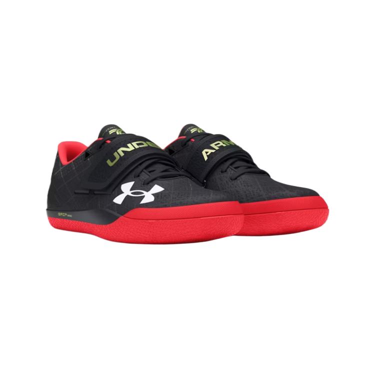 Under Armour Centric Grip Black Racer Red Unisex Sneakers White 3021862-006