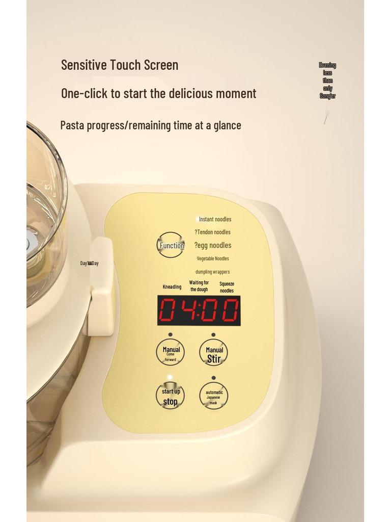 Multifunktionale Automatische Nudel- und Teigtaschenhautmaschine mit intelligenten Knet- und Pressfunktionen