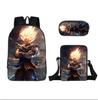 Primary And Secondary School Students Dragonball Schoolbag Three-Piece Cartoon Animation Backpack