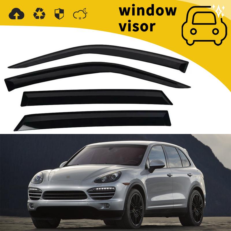 Porsche Cayenne 2010-2011 Window Rain Guards & Door Rain Eyebrows