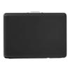 Fashionable Cigarette Case Brushed Aluminum Alloy Business Card Storage Box for Briefcase(Card Black Cigarette Box )