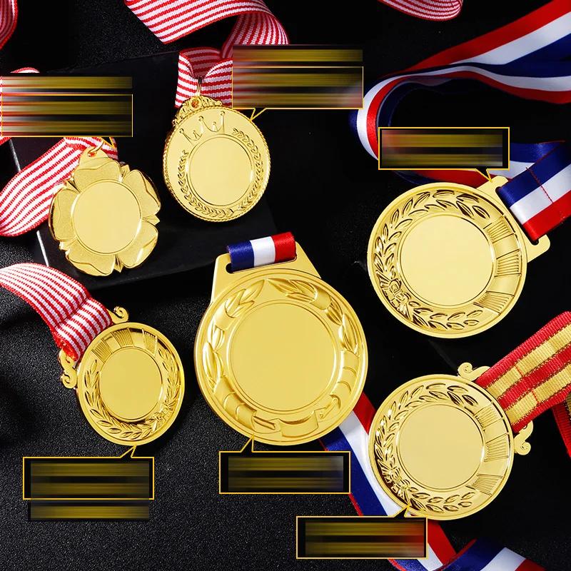 Customized Metal Medal, Commemorative, Gold, Silver, Copper, School Sports Activities Award, Home Small Decoration, 1Pc