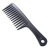 Hair Rectangular Plastic Wide Tooth Comb Handle Massage Comb Thick Long Hair For Home Use Detangling  Wet  Curly Hair Brush