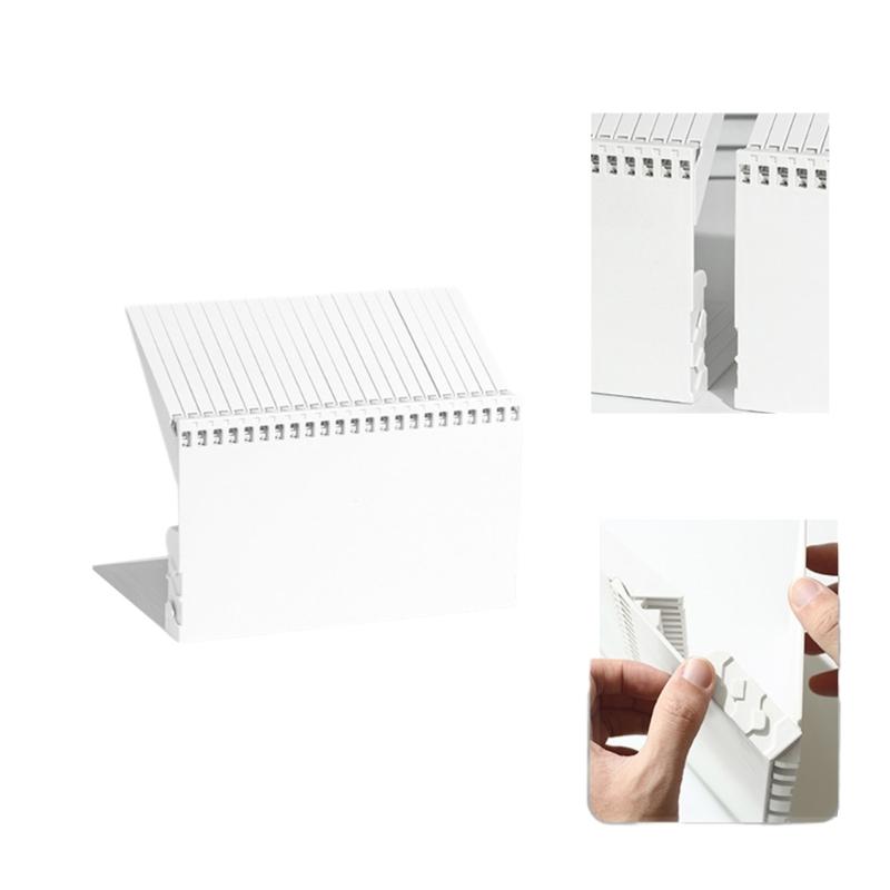 Gradient Color Book Holders Book Stands Book Stoppers Piano Key Bookends Decorative Bookends for School Home Office