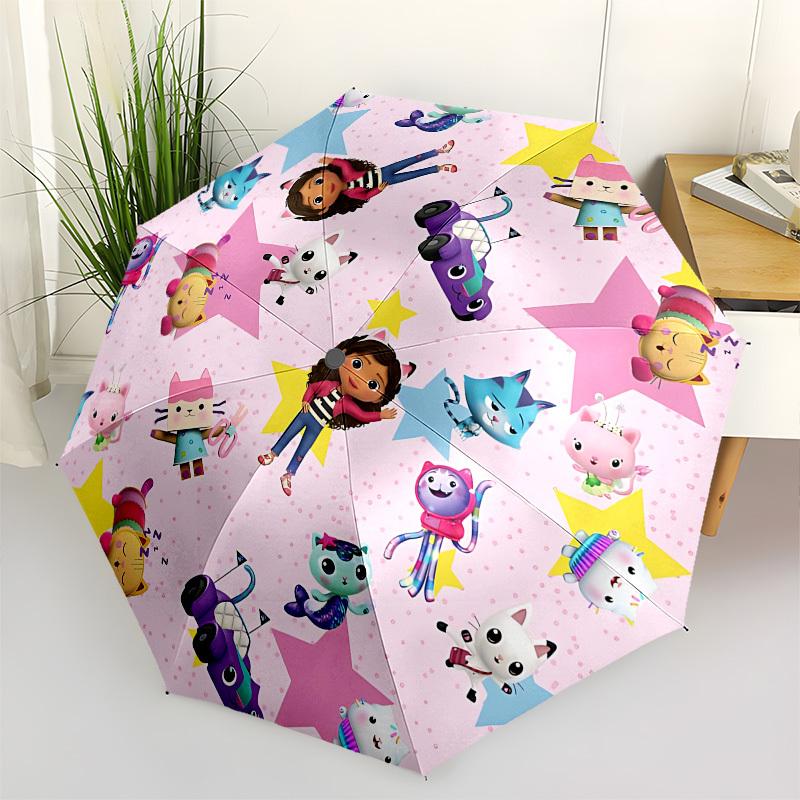 

Automatic Folding umbrella Compact 8 rib Design,Unique Style,Suitable for Everyday Outdoor Use,Perfect Gift for Friends and Family,Per