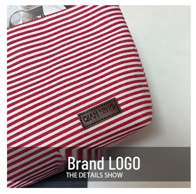 Stylish Striped Tote Bag: Lightweight, Versatile & Perfect for Back to School - Trendy Women's Phone Bag