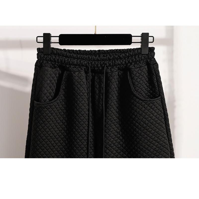 DIMANAF 2025 Herbst Winter Übergröße Damen Hose Damen Lange Hose Übergroß Locker Lässig Unterteile Dick