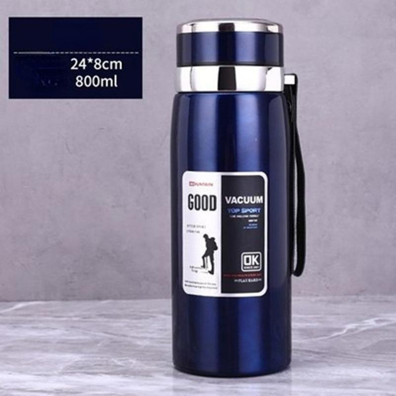 Termoska z nerezové oceli 316 s velkým objemem 800 ml Vakuové termosky Přenosná termoska z nerezové oceli Láhev na vodu Cestovní hrnek na čaj Kancelářská termoska