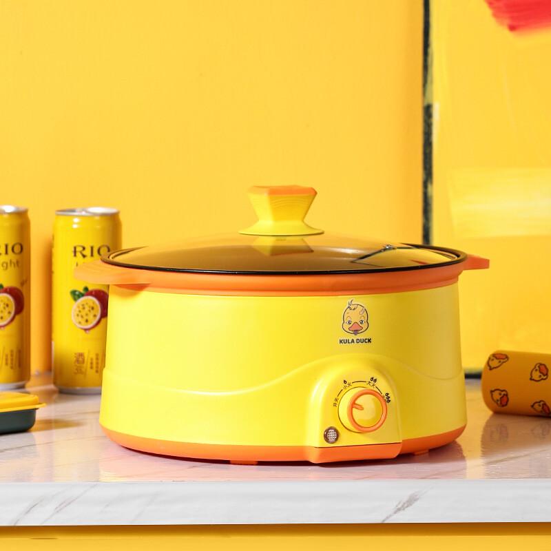 CHAHIGER Multi-function Mini Electric Hot Pot Steamer