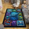 Cybernetic Marine Life Pattern Rug Floor Mat for Living Room or Bedroom Soft and Comfortable Carpet a Gift for Birthday and Holiday.