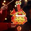 Chinese Style Portable Rabbit Lantern Glowing LED Lantern Toys  School Project