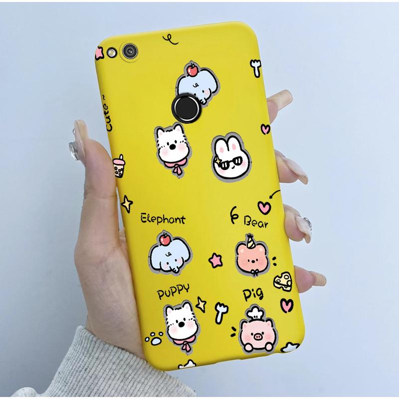 For Huawei P8 Lite 2017 GR3 2017 Case Honor 8 Lite Soft TPU Silicone Cover Cute Cartoon Panda Phone Case PRA-LX1 LX3 Coque Funda