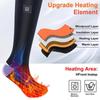 Heated Socks for Rechargeable,3 Heating Settings Mobile Warming Heated Socks Foot Leg Warmers, Skiing Hunting Camping  Washable