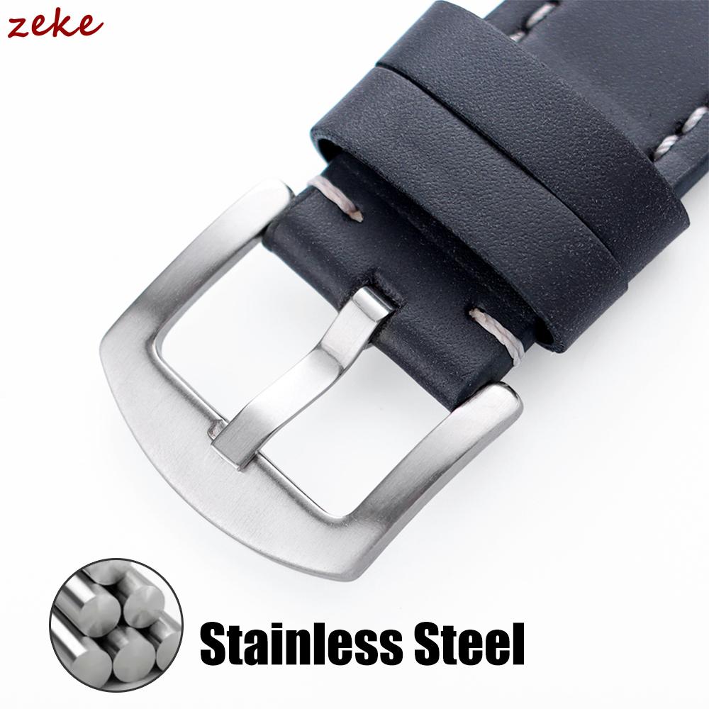 Retro Matte Leather Watchband 20mm 22mm Straps for Huawei Watch Gt4/Gt3 Black Green Brown Strap for Samsung Galaxy Bracelet Belt